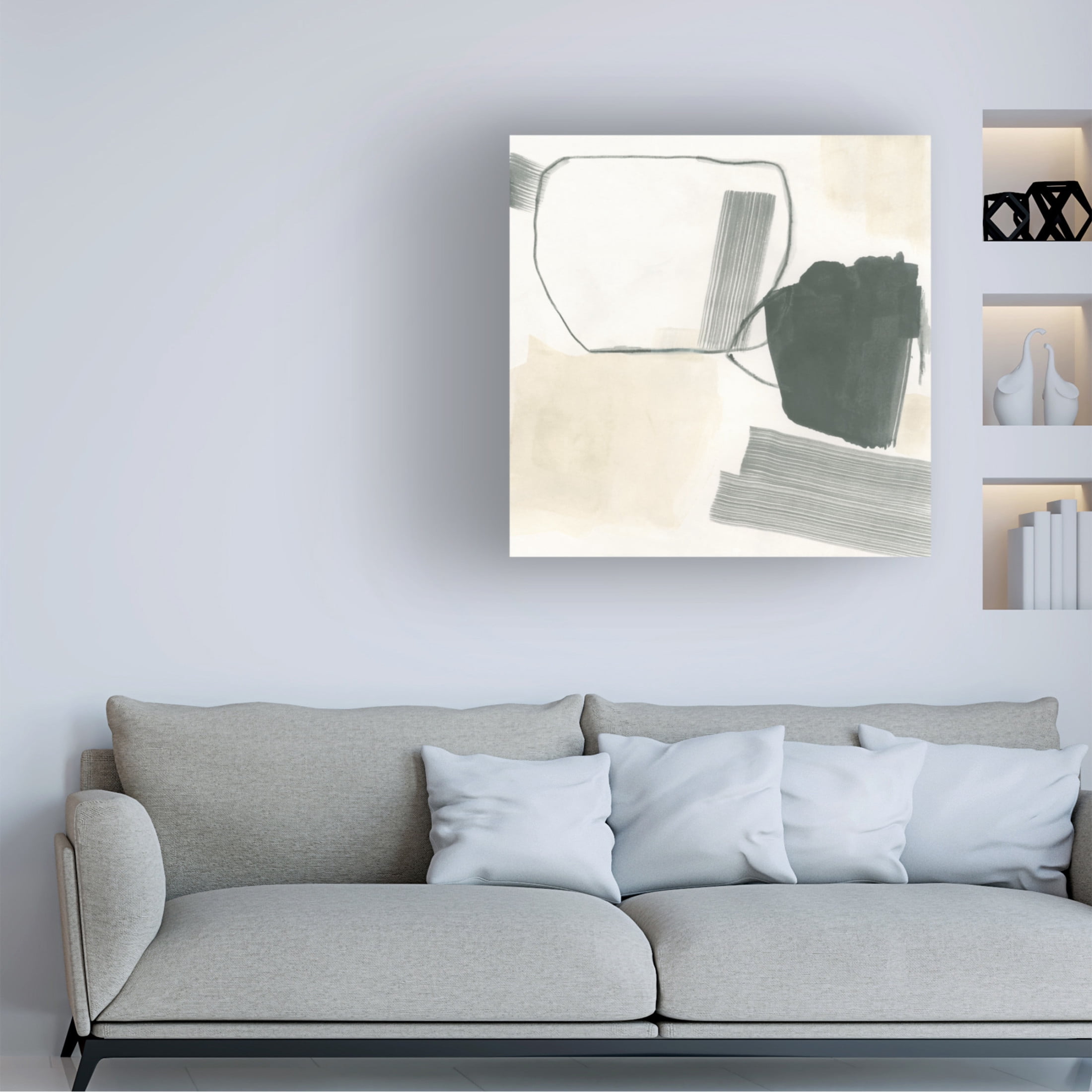Trademark Fine Art June Erica Vess  Velodrome I Canvas Wall Art