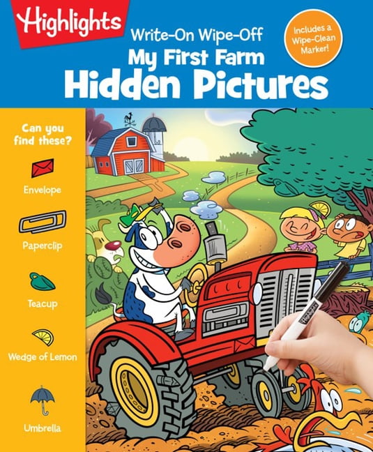 Write-On Wipe-Off My First Farm Hidden Pictures - Walmart.com - Walmart.com