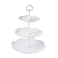thumbnail image 4 of Bandeja para servir de 3 niveles, soporte para cupcakes, bandeja multiusos para servir aperitivos y frutas, bandeja para , estante para fiesta estilo A, 4 of 9