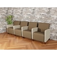 thumbnail image 2 of Lesro Ravenna Lounge Reception 4 Seat Tandem Seating in Brown, 2 of 5