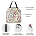 thumbnail image 2 of Kdxio Cooking Utensils Print Insulated Lunch Bag,Reusable Tote Lunch Box for Women Men,Leakproof Cooler Lunch Bags for Work Office Travel Picnic, 2 of 6