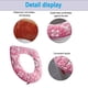 thumbnail image 3 of Funda para asiento de inodoro con cremallera, gruesa, cálida y suave, con asa, lavable, de franela de tamaño estándar, 3 of 6