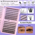 thumbnail image 3 of Kit de extensiones de pestañas postizas AOPING Wispy Lashes, 3 of 9