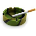 thumbnail image 3 of RV Cenicero de silicona de 4 piezas que no se rompe, cenicero de taza de cigarrillos, cenicero de mesa de silicona moderno Newness para uso en interiores o exteriores BRILLAR Rojo Verde, 3 of 5