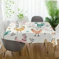 thumbnail image 5 of Coolnut Easter Eggs Rectangle Tablecloth Spill-Proof Polyester Table Cloth Table Cover for Kitchen Dining Picnic Holiday Party Decoration,54"x54", 5 of 7