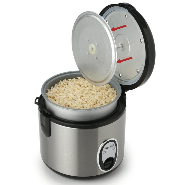 Aroma 8 Cup Non-Stick Rice Cooker, 3 Piece 