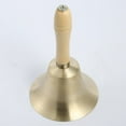 thumbnail image 4 of Vintage Copper Handbell Hand Shaking en Handle Craft Gift, 4 of 8