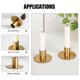 thumbnail image 3 of GOOHOCHY 3 candelabros de metal estilo retro, cónicos, para decoración de mesa., 3 of 8