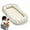 Beige, variant on Loevin Baby Lounger for Newborn, Portable Breathable Infant Lounger for 0-12 Months Toddler, Adjustable Size Home Travel Dual-Purpose Baby Nest (Navy Blue)