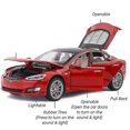 thumbnail image 3 of 1/32 Tesla Model S Suv Toy Car Model Diecast Alloy Metal Miniature Sound Light Pull Back 1:32 Collection Gift For Boy Kid, 3 of 5