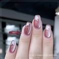 thumbnail image 5 of Esmalte de uñas en gel semipermanente con efecto ojo de gato, magnético, de color nude, con purpurina brillante, para decoración de uñas, con LED y UV, 5 of 5