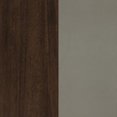 thumbnail image 7 of Nathan James Hylie Nailhead Wood Pub-Height Counter Bar Stool 29" Gray Fabric Cushion Dark Brown Finish, 7 of 7