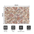 thumbnail image 5 of Beige Floral and Paisley Pattern Door Rugs,Washable Non Slip Door Mats Indoor,Decorative Door Mats,Entry Mat Indoor for Entrance,Bedroom,Kitchen,Bathroom,16"x24", 5 of 6