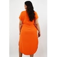 thumbnail image 3 of Vestido camisero Roman Fashion Talla Extra Naranja 36, 3 of 6