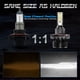 thumbnail image 2 of Juego Combinado de Bombillas LED Jeep Wrangler 2010-2024 para Luz Alta/Baja + Antiniebla, Kit de 4 Unidades: 2x 9008/H13 para Faros Principales + 2x 5202/2504 para Faros Antiniebla, 2 of 12