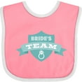 thumbnail image 3 of Inktastic Banner Bride's Team Boys or Girls Baby Bib, 3 of 4