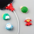 thumbnail image 1 of 10PCS Cute Fruit Animal Charging Buddies, Charger Cable Protect Sets Compatible For IPhone IPad Only, 1 of 5