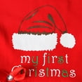 thumbnail image 5 of FYDUU Infant Girls Christmas Dress Newborn Baby Girl Long Sleeve Dress Party Romper Tutu Skirt With Headband Baby My First Xmas Clothes Set 0-3 Months, 5 of 8