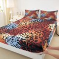 thumbnail image 3 of Castle Fairy Abstract Animal Print 4Pcs Bed Sheets for Teen Women Men,Graffiti Splash King Sheets,Fashion Modern Super Cozy Sheet Set,Microfiber Bedroom Decor, 3 of 7