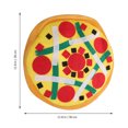 thumbnail image 4 of KAKOWELY Sombrero de tela con forma de pizza divertido para fiestas, tocado, accesorio para disfraz, accesorio fotográfico para festivales festivos., 4 of 5