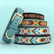 thumbnail image 3 of Beaded Leather Dog Collar Necklace Genuine Leather Handmade Bead Puppy Pet Collars Accessories Adjustable for Small Medium Dogs ShopWise Round, 3 of 15