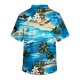 thumbnail image 3 of Men's Short Sleeve V-Neck Summer Print Chest Pocket Care Worker Top 2XL, 3 of 3