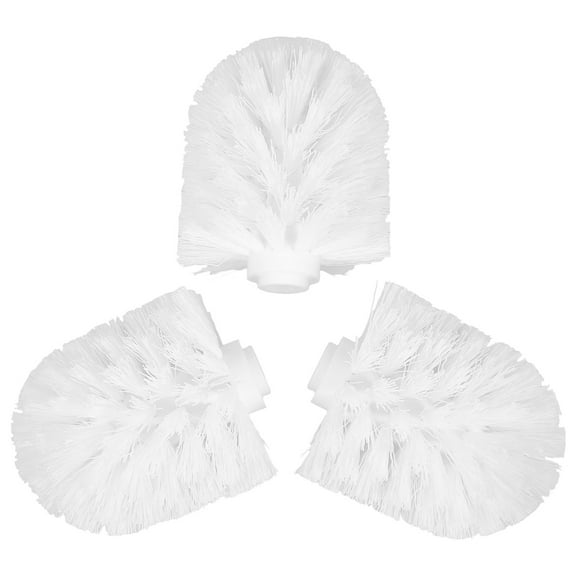 GOOHOCHY 3 Pcs Bathroom Brush Head Work 9.50X8.00X8.00CM White