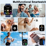 Smart Watch for Men Women, 2.01 AMOLED HD Curved Screen Smart Watch Fits for Android and iPhone, Bluetooth Calls/Answer, Fitness Tracker, 110+ Sport Modes, IP68 Waterproof Smartwatch, Gifts