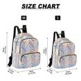 thumbnail image 2 of FORMRS Mini Backpack Purse for Women Quilted Travel Daypack Casual Shoulder Bag, Purple Geometric, 2 of 7