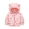 thumbnail image 3 of URMAGIC Winter Down Coats for Kids Baby Boys Girls Light Puffer Jacket Infants Toddlers Bear Hoods Padded Outerwear 0-5T, 3 of 3