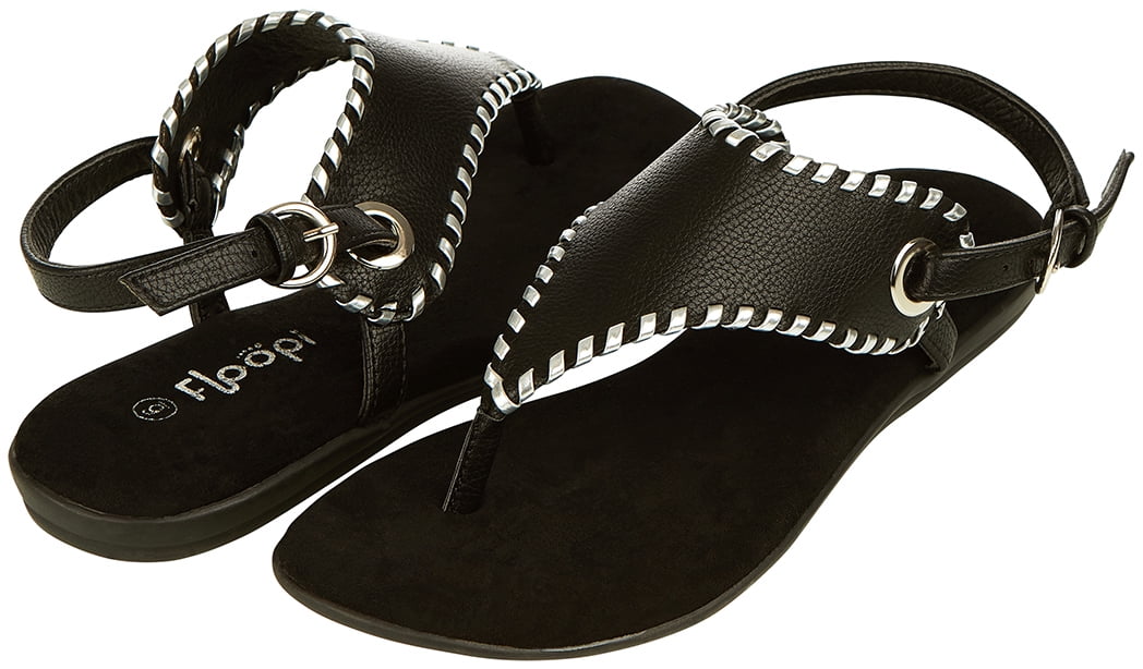 memory foam flat sandals
