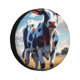 thumbnail image 1 of Fotbe Colorful Cow Pasture Funda de Llanta de Repuesto con Estampado, Engrosada, Ajuste Universal para Jeep, Remolque, RV, SUV, Camión-17 inch, 1 of 6