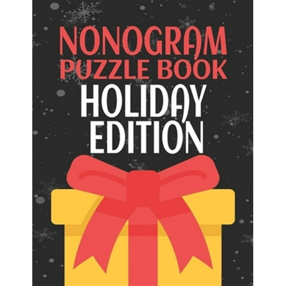 Pre-Owned Nonogram Puzzle Books Holiday Edition: 45 Mosaic Logic Grid Puzzles For Adults and Kids, (Paperback)
