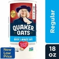 thumbnail image 5 of Quaker, Quick 1 Minute Whole Grain Oats, 42 Oz, 5 of 7