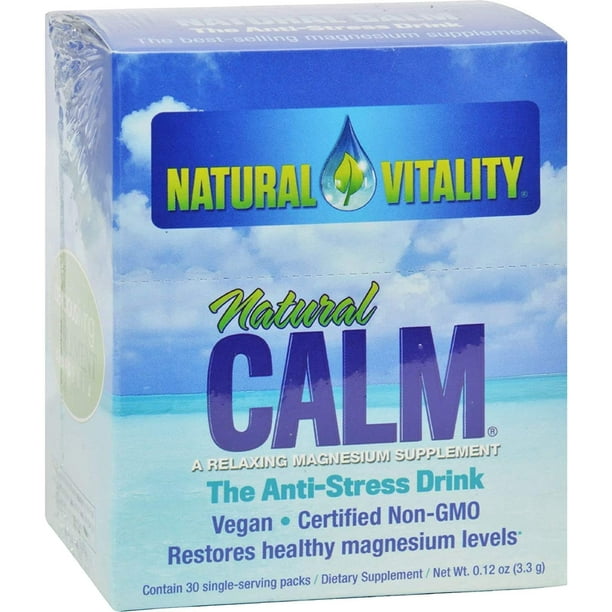 Natural Vitality Natural Magnesium Calm Anti Stress Drink Vegan