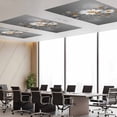 thumbnail image 3 of 1 Pack Yellow Daisy Fluorescent Light Covers for Ceiling Lights Bubble Butterfly Grey Grey Background Magnetic Ceiling Light Covers Overhead Light Filters for Office Classroom Home, 3 of 9