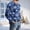 P42# Blue, variant on Christmas Shirts for Men Holiday Long Sleeve Christmas Plaid Snowflake Print Tee Shirt Casual Lightweight Crew Neck Vintage Pullover Fall Tops,Brown,3XL