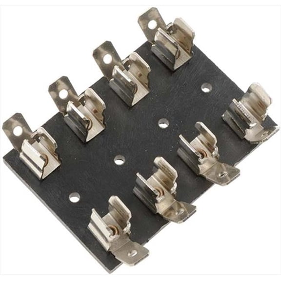 Dorman 85666 Fuse Block For 4 Glass Fuses - Black