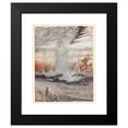 thumbnail image 2 of Arthur Rackham 20x24 Black Modern Framed Museum Art Print Titled - The Shipwrecked Man and the Sea (1912), 2 of 5