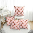 4 Packs Decorative Throw Pillow Covers, Cute Dog Puppy heart Pillow