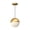Brushed Gold, variant on PD11708-BG-Kuzco Lighting-Monae - 17W LED Pendant-7.88 Inches Tall and 7.88 Inches Wide-Brushed Gold Finish    -Traditional Installation