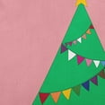 thumbnail image 2 of 18" x 18" Simply Daisy Pride Garland Tree Polyester Indoor/Outdoor Pillow, Pink Icing Qty 1, 2 of 3