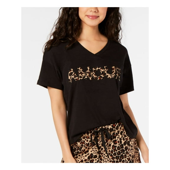 JENNI INTIMATES Intimates Black Sleepwear Sleep Shirt Pajama Top S