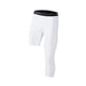 thumbnail image 5 of Pantalones deportivos para hombre, pantalones de capa base, mallas de entrenamiento, mallas para correr, gimnasio, fitness, trotar, baloncesto L Blanco Izquierdo Largo Yinane Pantalones de compresión para hombre, 5 of 8