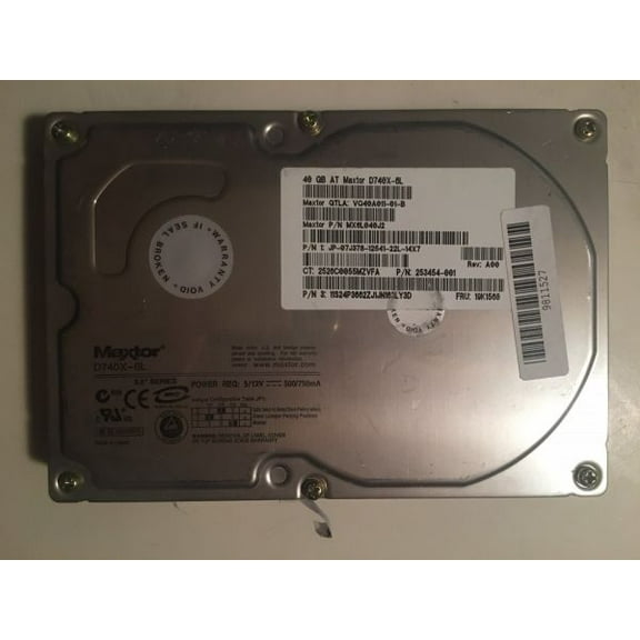 HDD, 40GB, VQ40A011-01-B MX6L040J2, TFZXX AVQ3 0570,(4039)