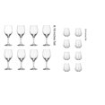 thumbnail image 1 of Ensemble de verres à vin assortis Libbey, 16 pièces, 1 of 5