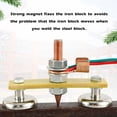 thumbnail image 2 of Tignapoo Heavy-Duty Magnetic Ground Clamp for Welding with Copper Thread-Tail, Strong Adsorption, and Durable Insulation – Ideal for Automotive and Metalwork Applications, 2 of 5