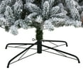 thumbnail image 6 of Nearly Natural 9' Flocked Fir Artificial Christmas Tree Prelit with 650 Clear Warm LED Lights, 6 of 8