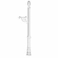 thumbnail image 3 of Lewiston Post only, with support bracket, decorative ornate base and pineapple finial , White - LPST-703-BL, 3 of 3