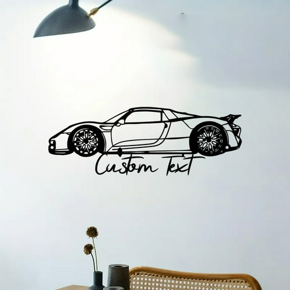 Custom Model Theme Cars Metal Wall Sign, Custom Sport Racing Garege Wall Decor , Birthday Gift, Garage Gift